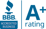 BBB Accredited Business A+ rating